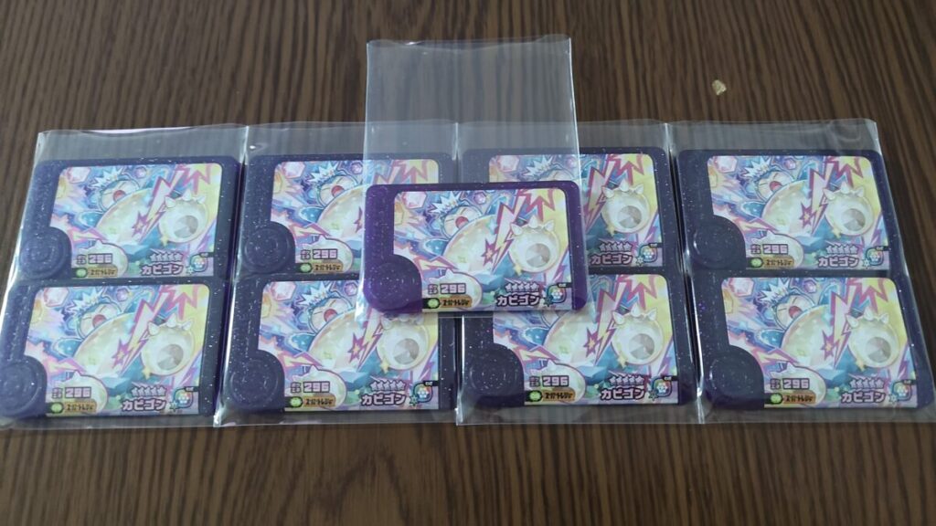 ベストタッグ4弾スーパートレジャーポケモンのカビゴンのピック9枚